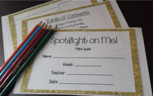 "Spotlight on Me" Mini-book