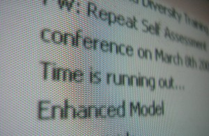 1. Leave e-mails at work