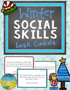 Winter Social Skills Task Cards