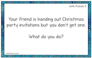 Social Skills Task Cards for WInter