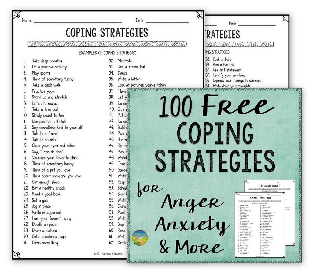 How to create a coping strategies notebook to help kids and teen manage their emotions on the spot! A coping strategies notebook helps kids learn new coping skills. Then, it becomes a tool for kids to use over and over when they need it! #copingstrategies #copingskills #specialeducation #pathway2success Coping Strategies Free List