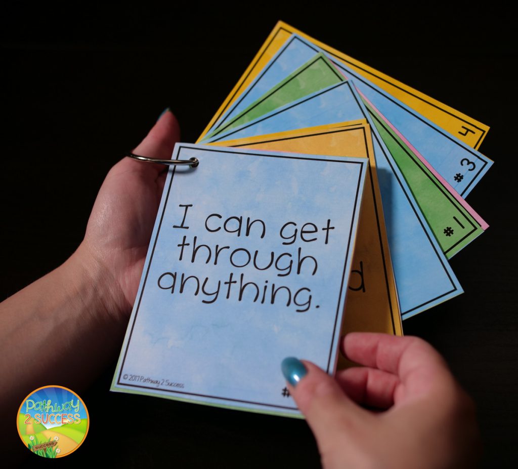 10 mindfulness activities you can try today with kids and teens! Techniques include coloring, breathing exercises, meditation, positive affirmation quotes, and more. #mindfulness #mindful #zen #copingstrategies #pathway2success Positive Affirmations for Mindfulness