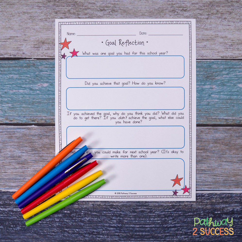 LOVE these end of the year activities, reflections, bulletin boards, and ideas for teachers to try in the classroom! This blog post includes ideas you can implement right away and some freebies! #endoftheyear #pathway2success LOVE these end of the year activities, reflections, bulletin boards, and ideas for teachers to try in the classroom! This blog post includes ideas you can implement right away and some freebies!