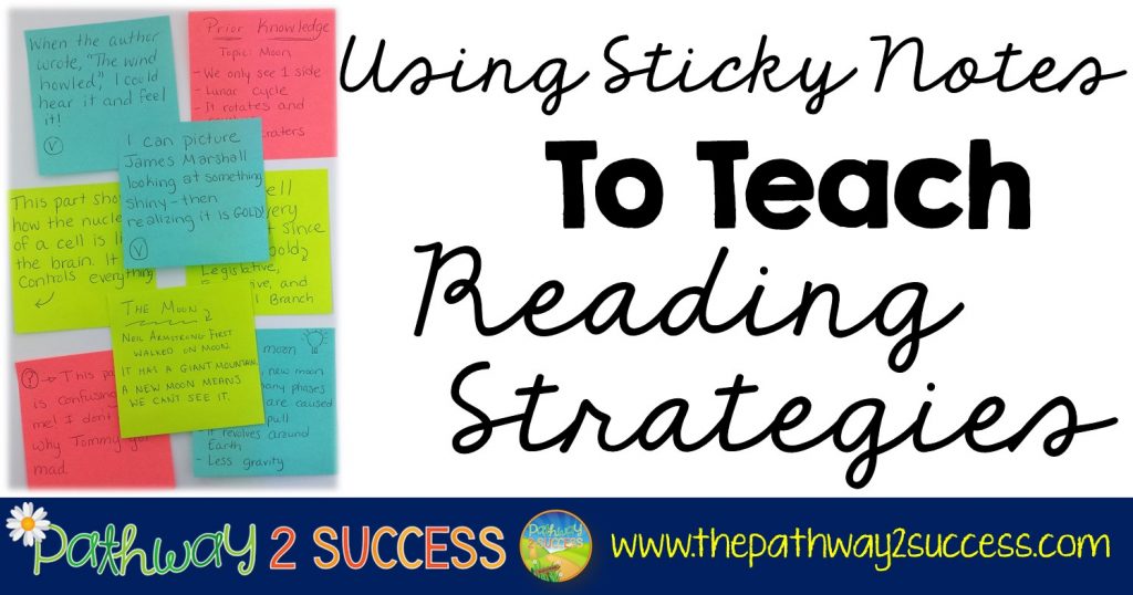 Using Sticky Notes to Teach Reading Comprehension