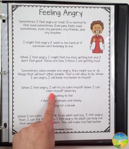Feeling Angry Social Script