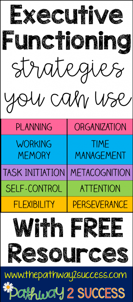 Executive Functioning Strategies for the Classroom with Free Resources