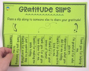 Free gratitude poster and more to help kids and young adults with social emotional learning skills. #sel #socialemotionallearning #pathway2success