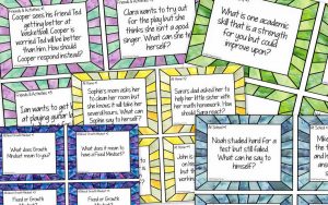 50+ FREE counseling and social emotional learning resources for kids and teens. Resources include printable worksheets, online materials, apps, videos, and more. #mentalhealth #sel #socialskills #pathway2success Growth Mindset Task Cards Sampler