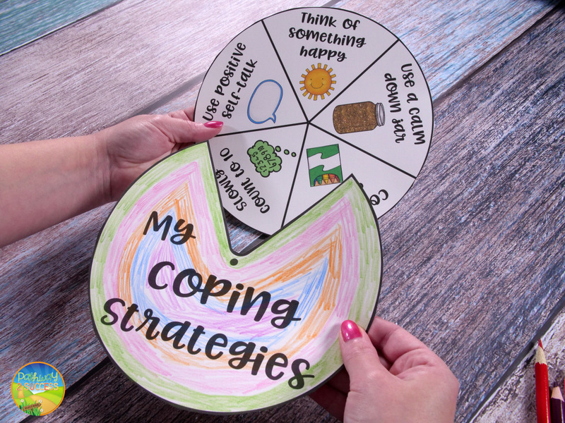 How to make a coping strategies wheel to help kids and teens learn to manage their emotions, anxiety, and anger on the spot. This is a helpful hands-on and interactive tool for people managing stress. #copingstrategies #copingskills #pathway2success #mentalhealth #anxiety How to make a coping strategies wheel to help kids and teens learn to manage their emotions, anxiety, and anger on the spot. This is a helpful hands-on and interactive tool for people managing stress.