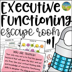 10 reasons to use escape room activities with kids and teens! Learn about why interactive escape room games are the best lessons to use to teach skills in the classroom. #escaperoom #pathway2success Executive Functioning Escape Room