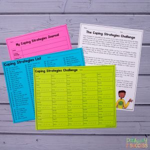 Free coping strategies challenge and more to help kids and young adults with social emotional learning skills. #sel #socialemotionallearning #pathway2success