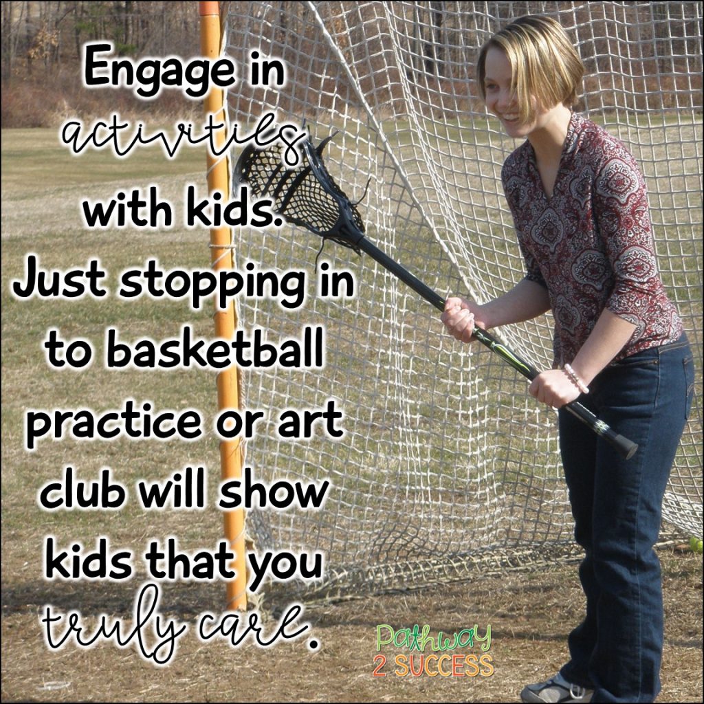Ways to build meaningful relationships with kids and young adults, including activities, questions, and strategies that educators and parents can incorporate in what they do. #relationships #sel #socialemotionallearning #pathway2success