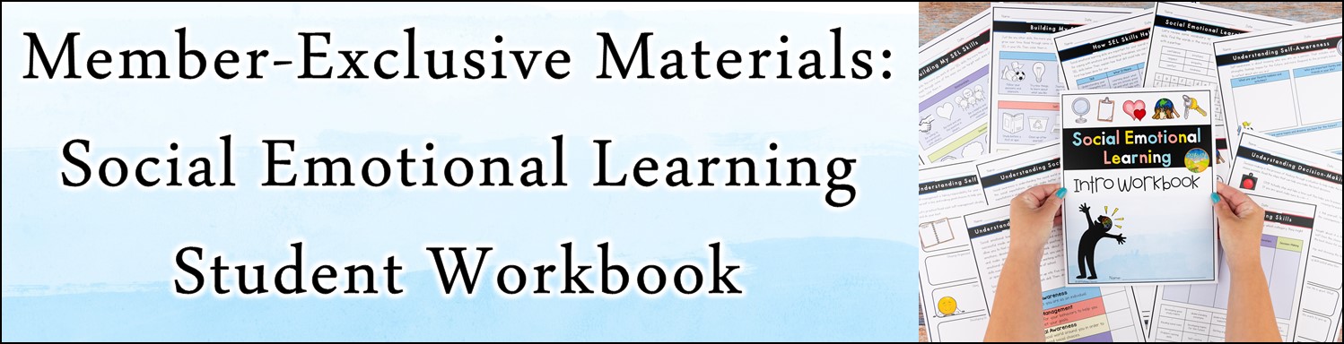Social emotional learning workbook just for Pathway 2 Success members!