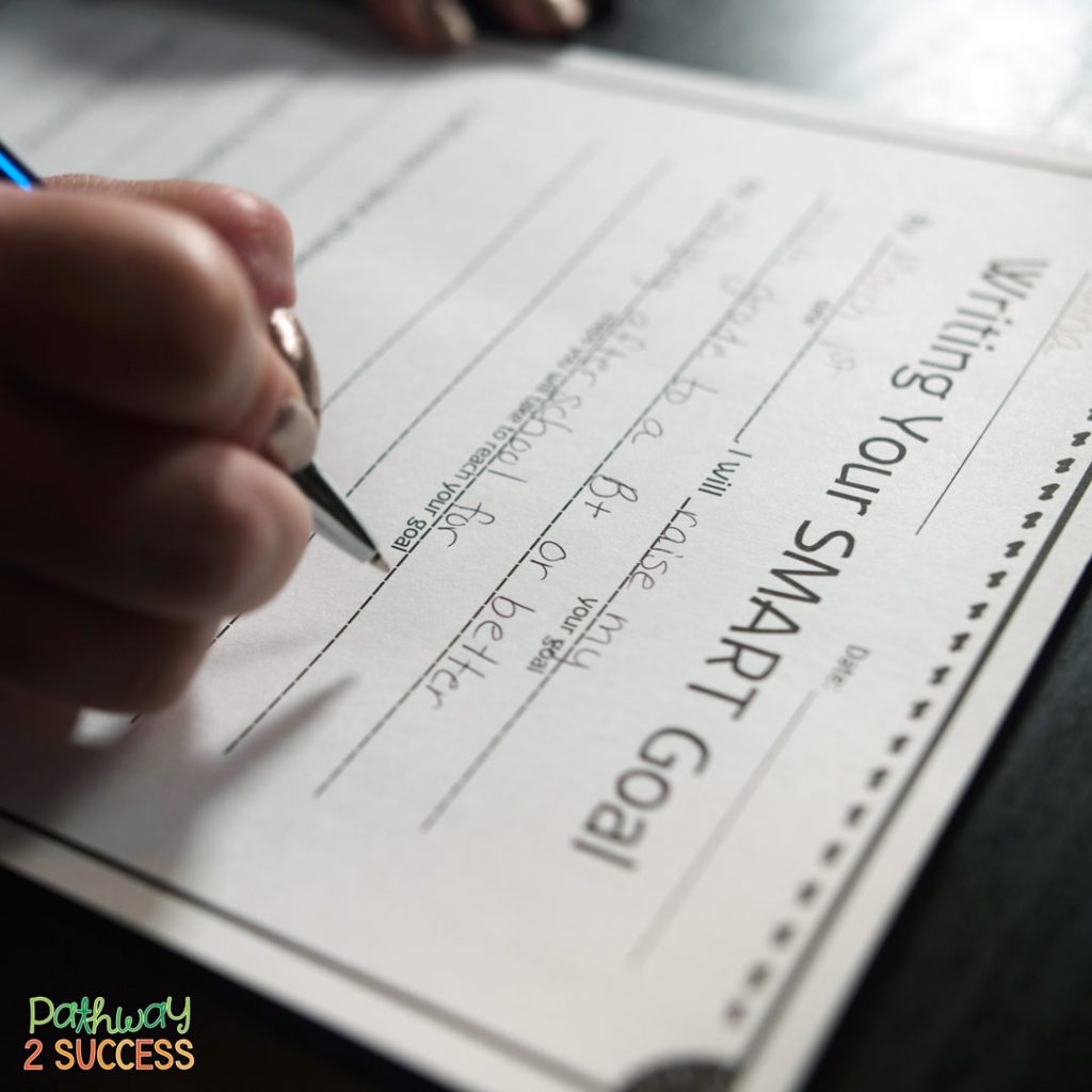 Activities and ideas to help children and young adults boost confidence and self-esteem. By teaching kids to compliment themselves, use positive self-talk, set goals, and celebrate their accomplishments, kids can see that their hard work can pay off! #confidence #kids #teens #pathway2success