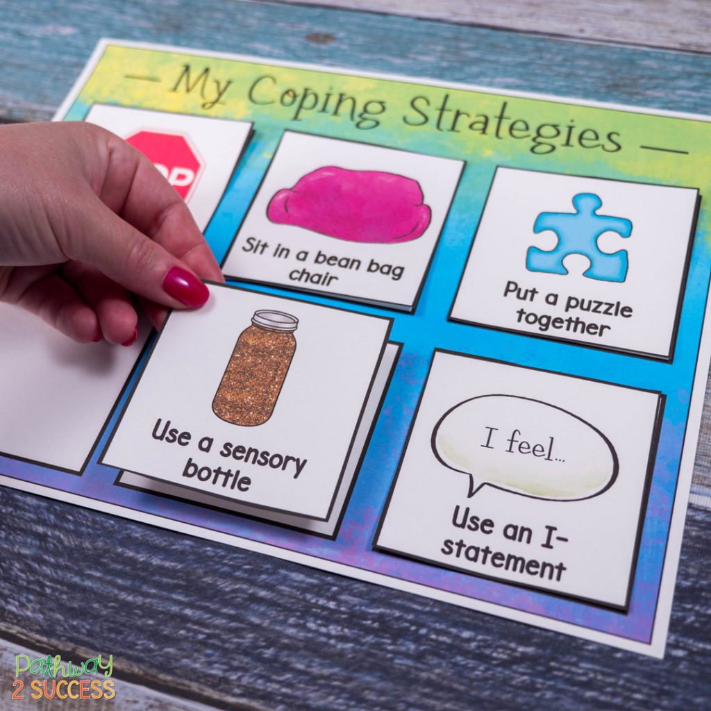 Strategies for kids and teens to help build self regulation skills, including fun and interactive games, books, mindfulness, calming strategies, and lessons. Teaching these skills for self-regulation and self-control can help students become more successful and gives them the tools they need. #selfregulation #selfcontrol #pathway2success