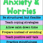 Strategies, activities, and coping skills to help kids and young adults with feelings of anxiety and worries in the classroom. Article includes worksheets, calm down tools, how to recognize signs, and other ideas for educators at school to support students with challenging feelings. #anxiety #pathway2success #socialemotionallearning