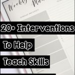 Over 20 interventions and supports for helping students who struggle with planning, a key executive functioning skill necessary for success inside and outside of school. Strategies for kids and teens include activities that can be done at school and at home. Ideal for middle or high school teens. #executivefunctioning #studyskills #pathway2success