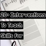 Over 20 interventions and supports for helping students who struggle with planning, a key executive functioning skill necessary for success inside and outside of school. Strategies for kids and teens include activities that can be done at school and at home. Ideal for middle or high school teens. #executivefunctioning #studyskills #pathway2success