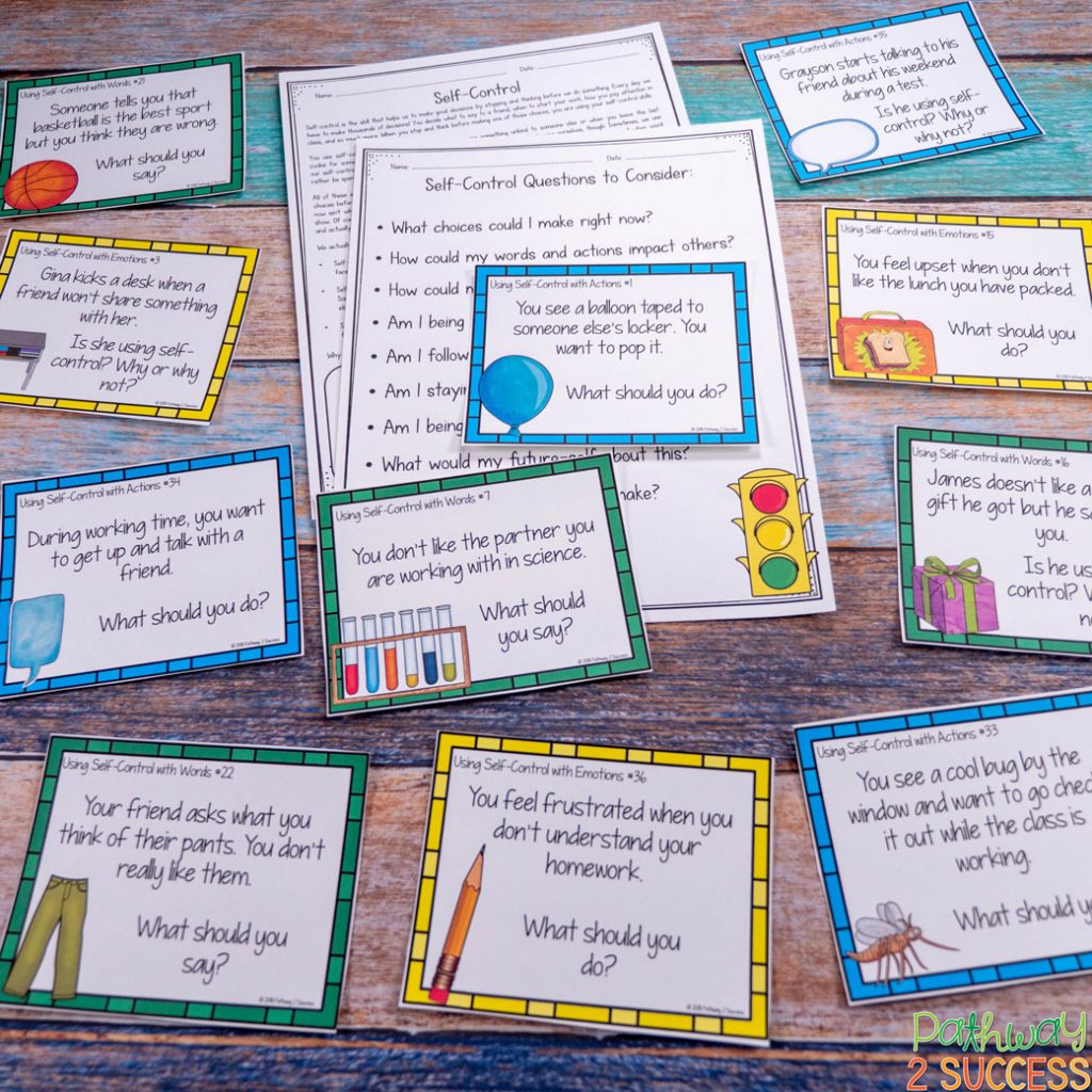 Use these games and play activities to strengthen self-control and self-regulation skills for kids and young adults. Teachers can use these games during break times or even as rewards! Games can be one of the best ways to help boost self control for teens and children. #selfcontrol #pathway2success