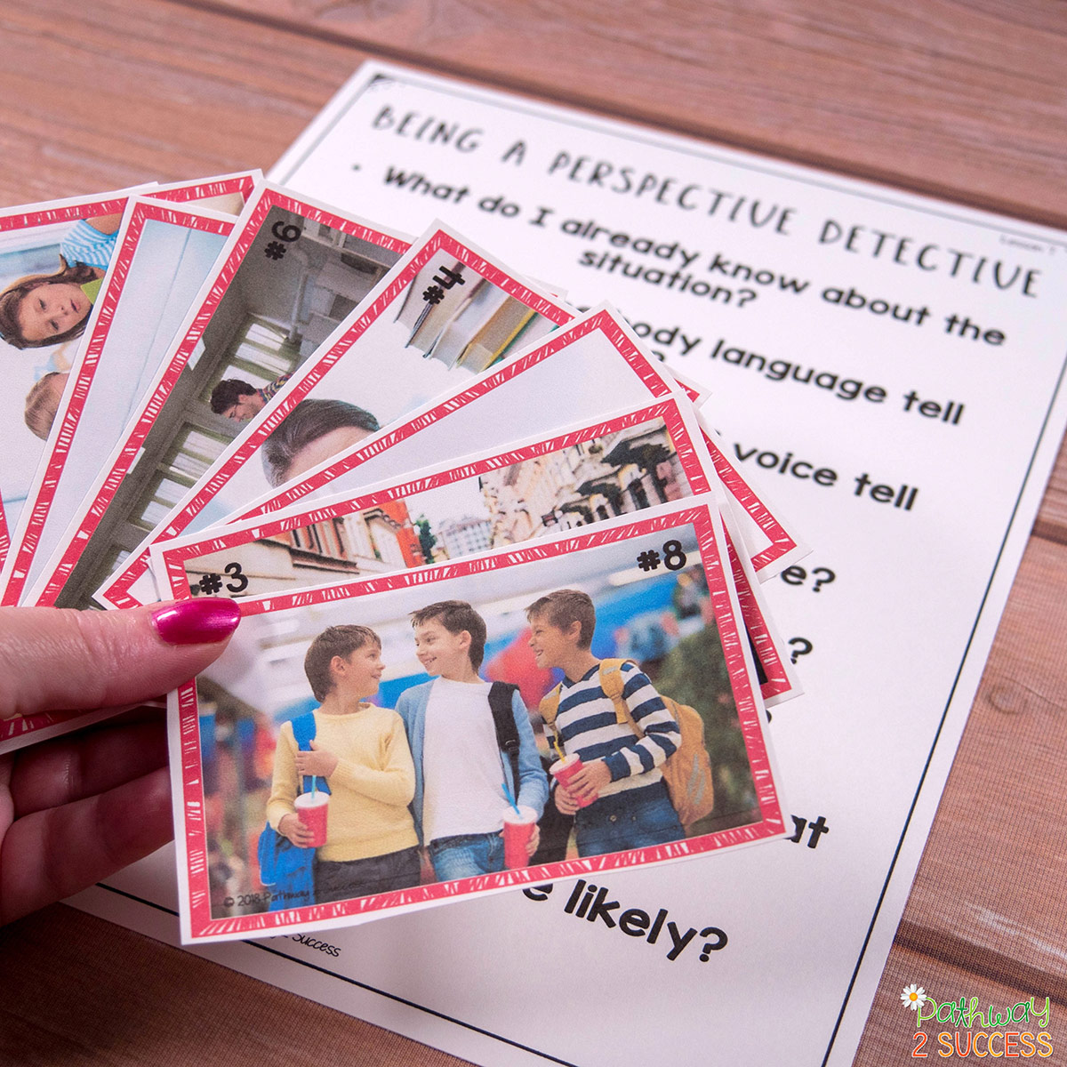 Use these strategies and ideas to teach and build empathy with kids and young adults! Learners who have a lack of empathy can struggle with other social skills. Help elementary, middle, and high school kids build these skills by using literature, teaching lessons, practicing with games, and more. Also includes a free printable lesson for kids and teens. Helpful for kids with ADHD, autism, and other needs. #socialskills #empathy #pathway2success