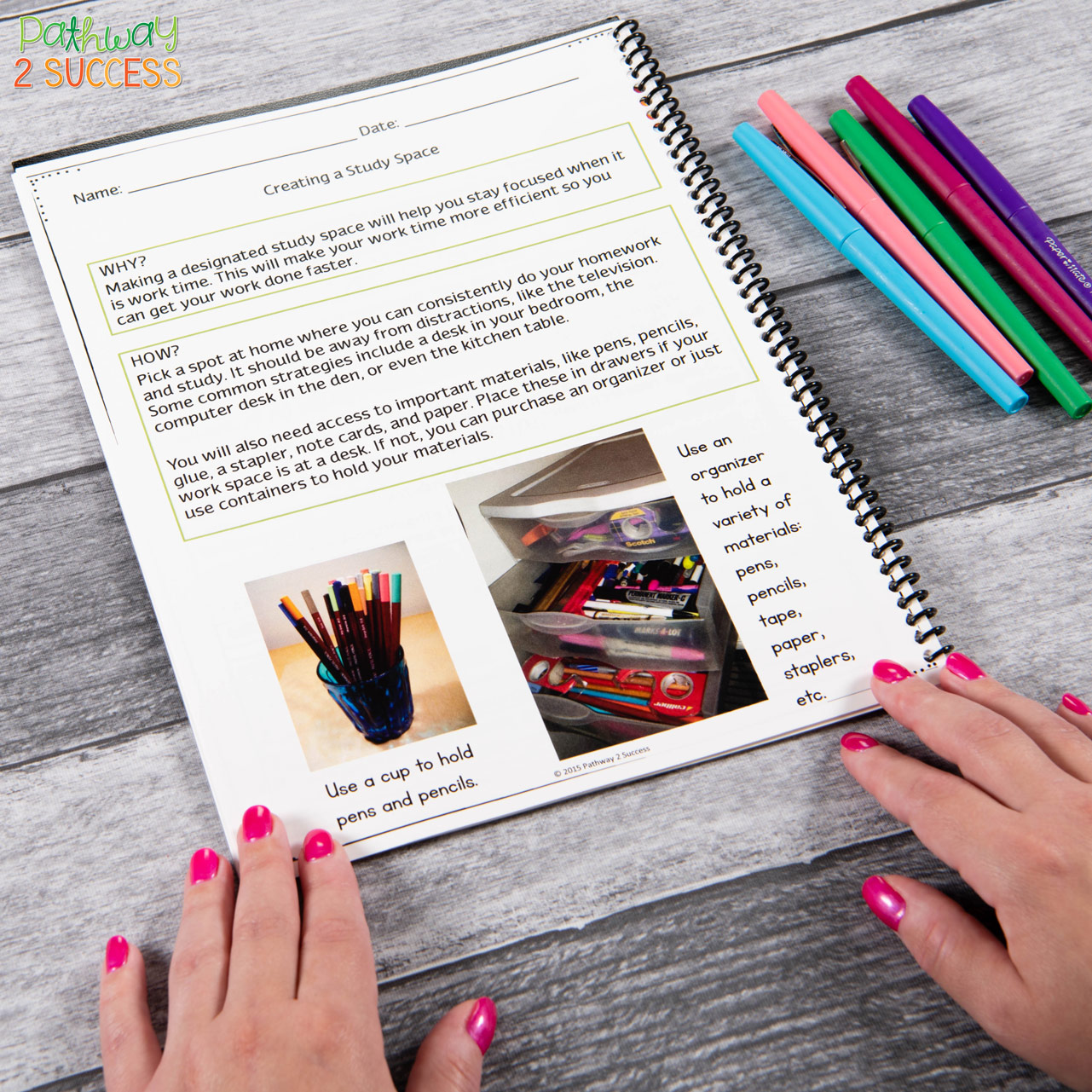 20+ strategies, ideas, and some free resources you can use to teach kids and young adults study strategies for academic success! Students at the middle and high school level need good study habits to do their best, including writing homework down, studying for tests, and staying organized. All teachers can give these a try! #studyskills #pathway2success