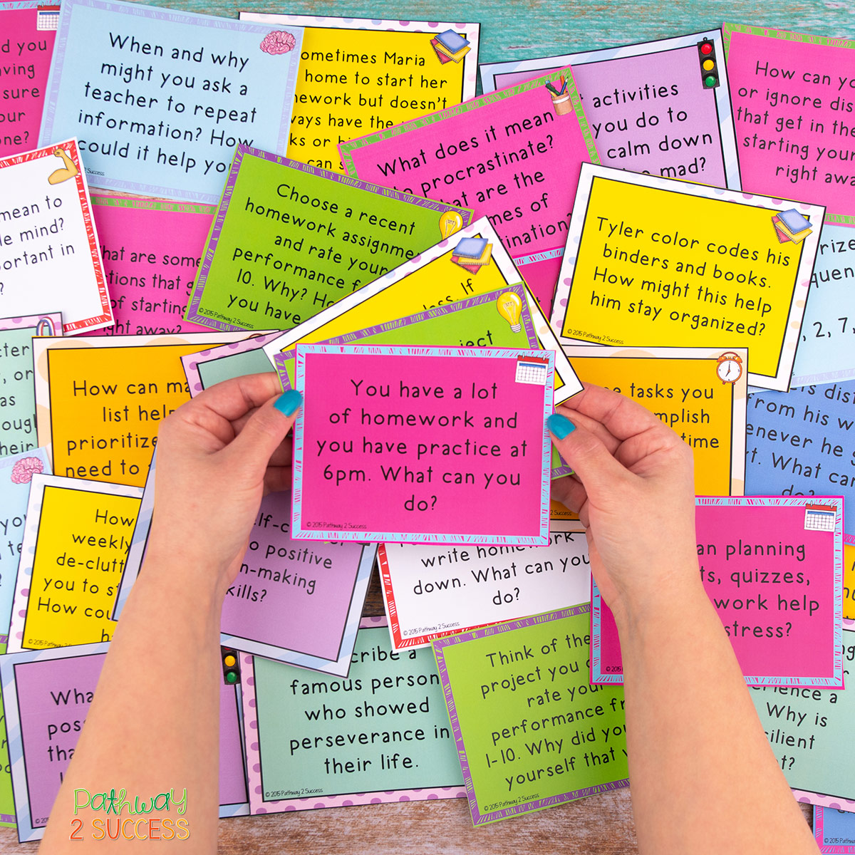 20+ strategies, ideas, and some free resources you can use to teach kids and young adults study strategies for academic success! Students at the middle and high school level need good study habits to do their best, including writing homework down, studying for tests, and staying organized. All teachers can give these a try! #studyskills #pathway2success