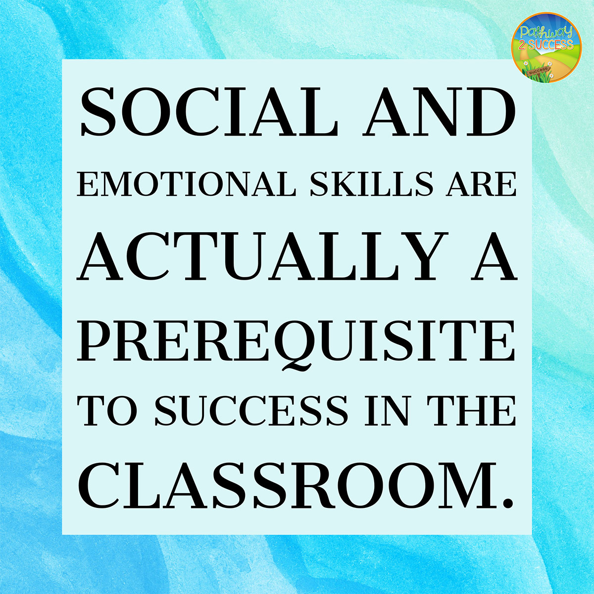 Social and emotional skills are more important than academics in the classroom! SEL has been found to increase student social and emotional well-being while also improving academic skills. Learn why every teacher should be teaching skills like empathy, conflict resolution, and decision-making skills! #sel #socialemotionallearning #pathway2success