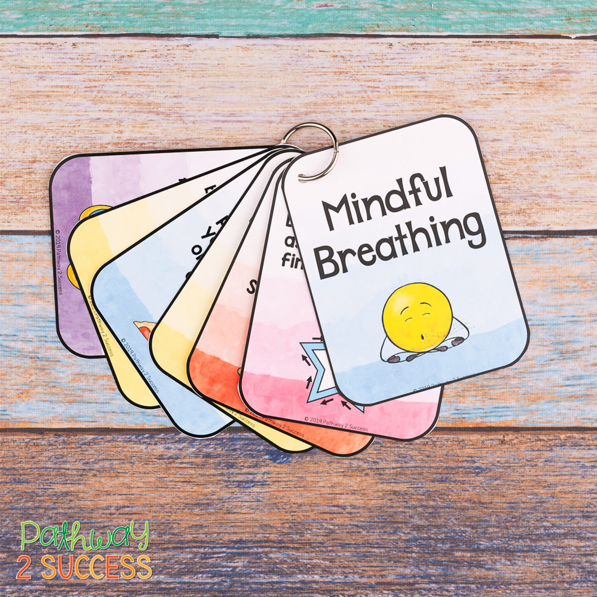 Use these mindful breathing exercises to integrate mindfulness and social emotional learning into the classroom. Mindful breathing can help kids and teens manage emotions, improve focus, and feel calm. Check out these free ideas you can use right away! #mindfulness #pathway2success