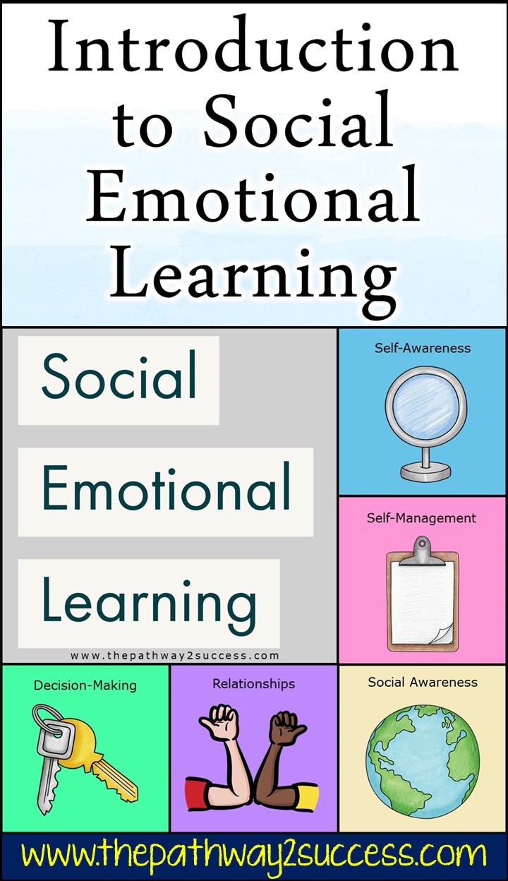 Understand the basics of social emotional learning and how it can help kids and young adults in the classroom. Read up on strategies, blog posts, and free printables you can use to teach SEL skills like empathy, decision-making, relationships, and problem-solving skills. #socialemotionallearning #pathway2success