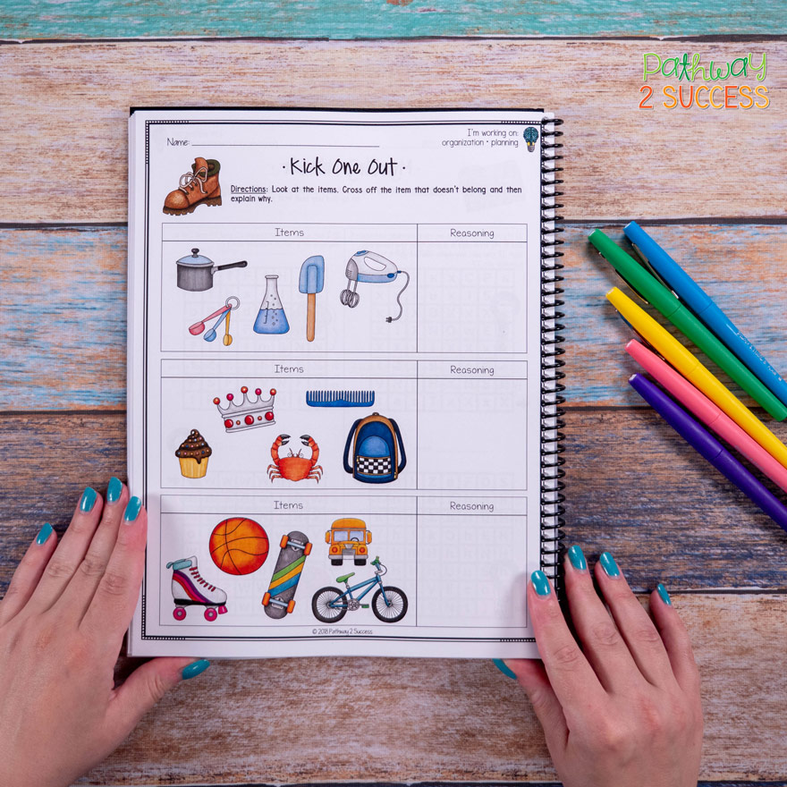 Use engaging and fun executive functioning activities to help jump start kids and teens in the morning. Simple activities like mindful breathing, brain games, journaling, and exercising, can help activate students' brains in the classroom. #pathway2success #executivefunctioning