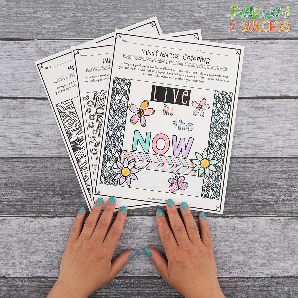 Everything you need to know about teaching mindfulness to kids and teens in the classroom (or at home!). Mindfulness is a healthy coping skill that improves self-regulation, increases focused, and allows for managing emotions. Use some of these ideas to start right away. #mindfulness #pathway2success