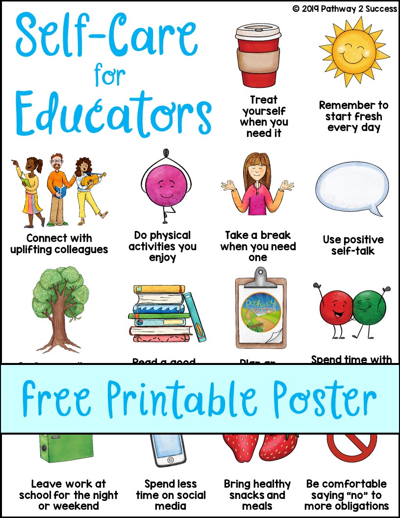 Educators need to be able to take sick days when they need them for physical and mental health needs. Instead of worrying about everyone else, teachers and support staff need to stop and focus on themselves! Here are 10 reasons why. #selfcare #pathway2success