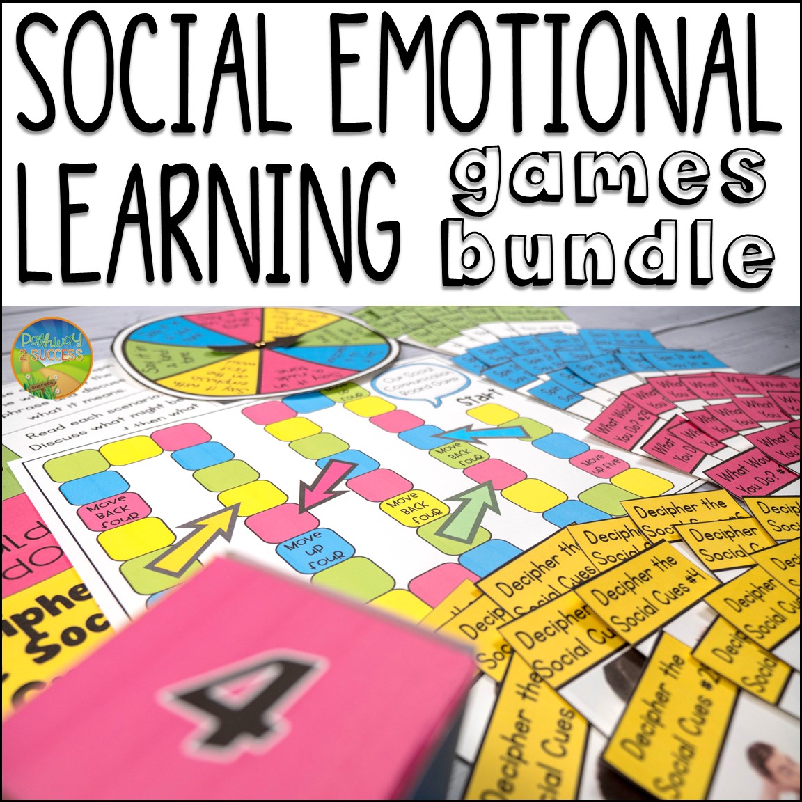 Social emotional learning games bundle