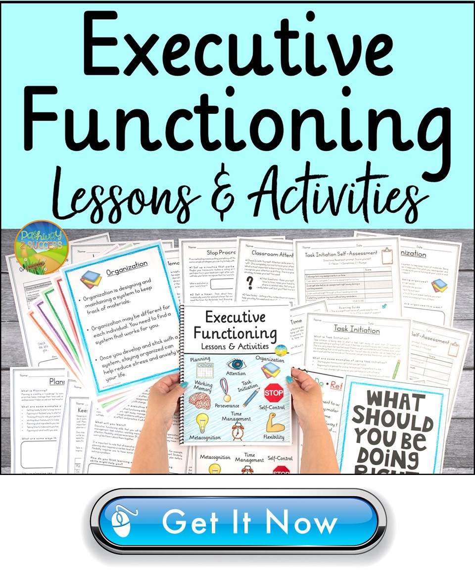 Executive functioning lessons and activities