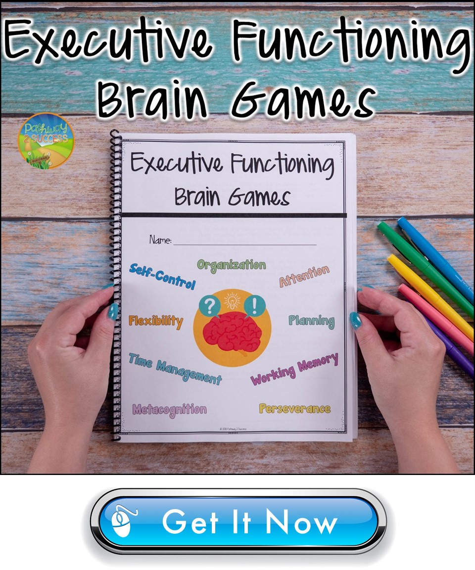 Executive functioning brain games workbook