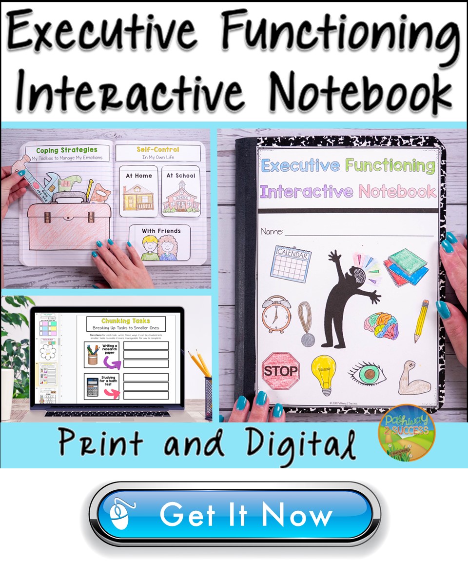 Executive functioning interactive notebook