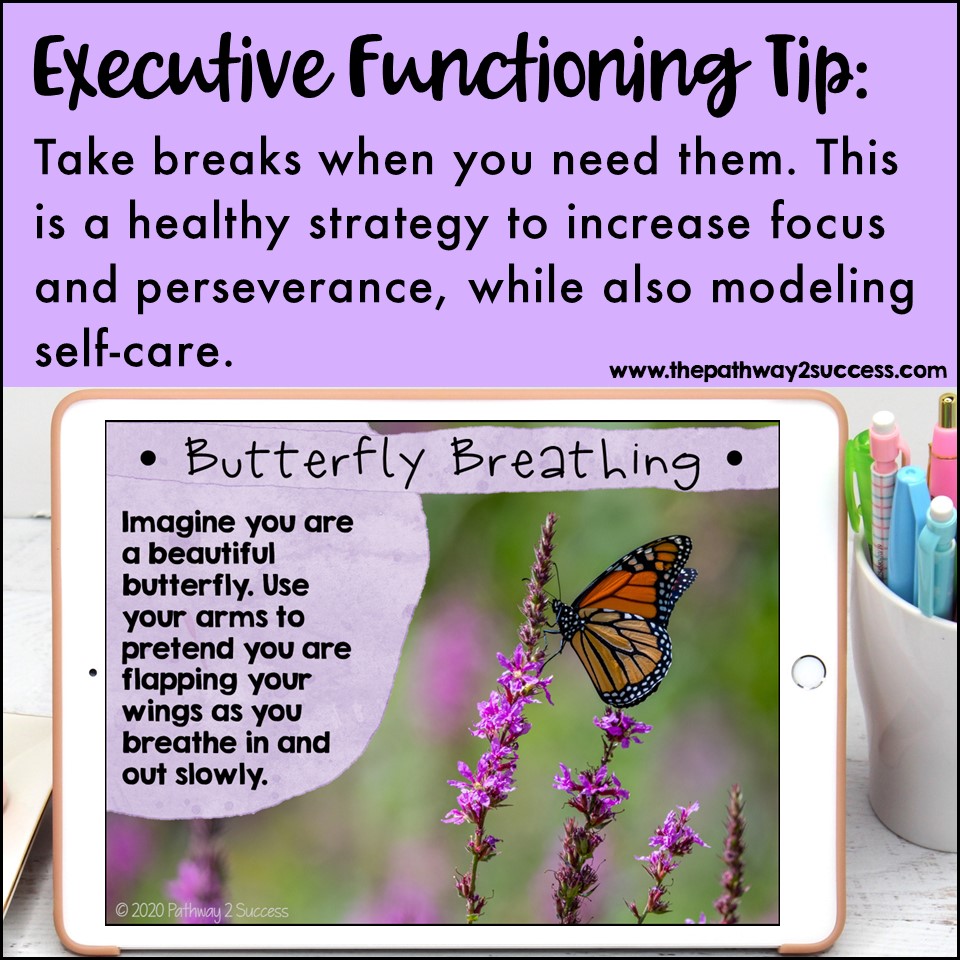 Use mindfulness brain breaks with a nature theme