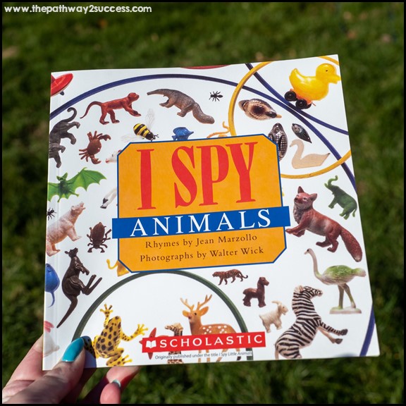 I spy animals books for mindfulness
