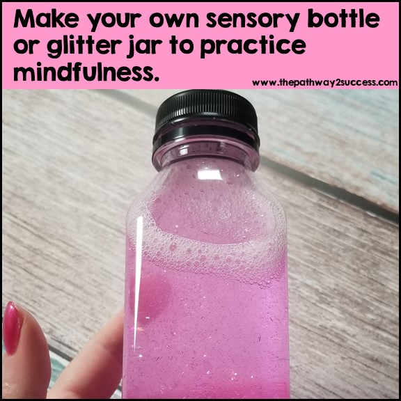 glitter jar for sensory needs