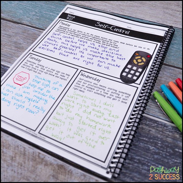 Social emotional learning journal