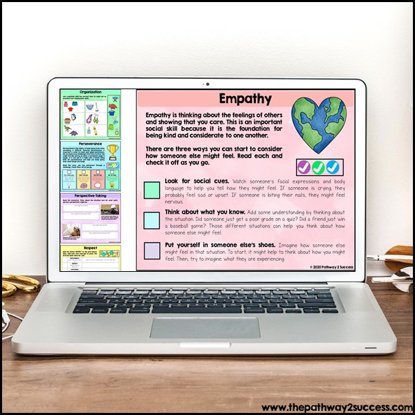 Social emotional learning digital workbook