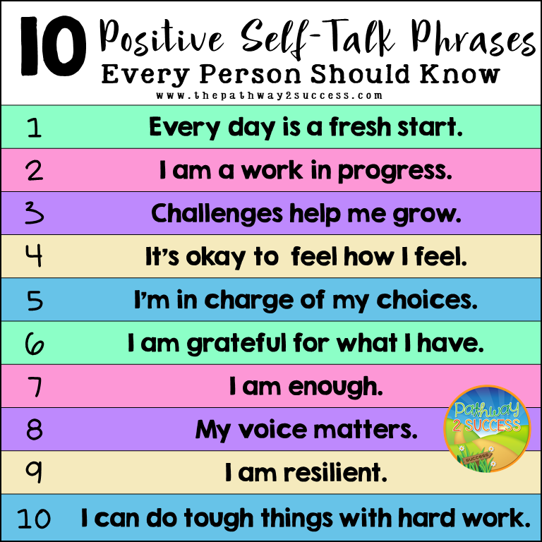 10 Positive Self-Talk Phrases Every Learner Should Know