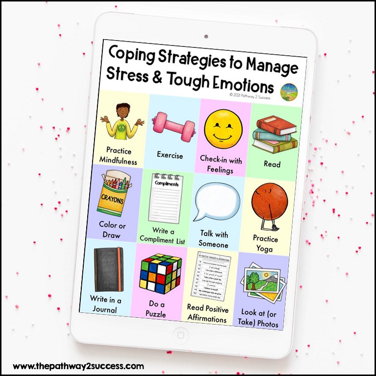 Coping strategies printable poster