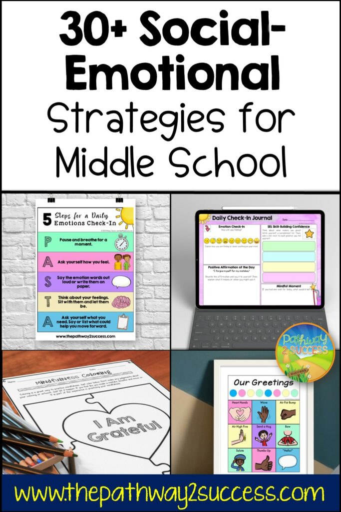 30 Social emotional strategies for middle school