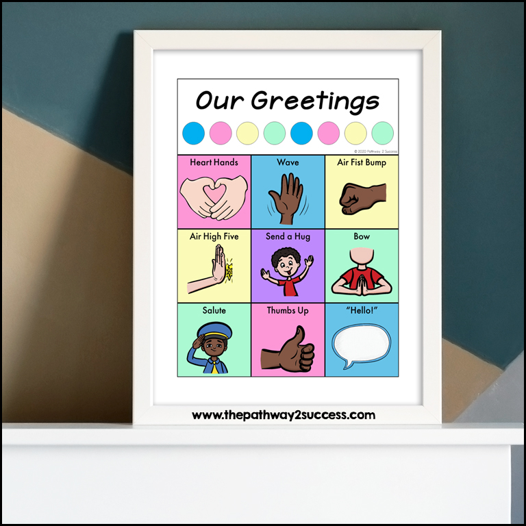 Daily greetings for social-emotional support in the classroom.