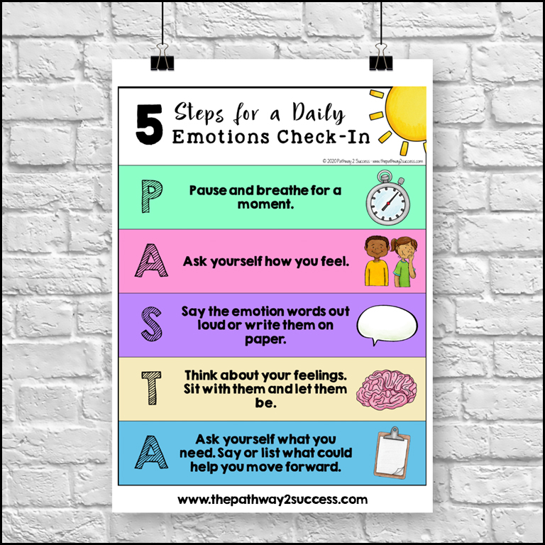 A daily social-emotional check-in.