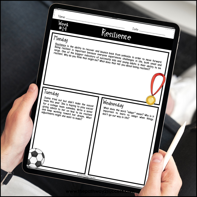 Social emotional learning journal