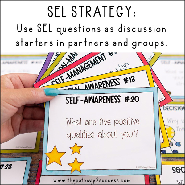 Social-emotional learning task cards
