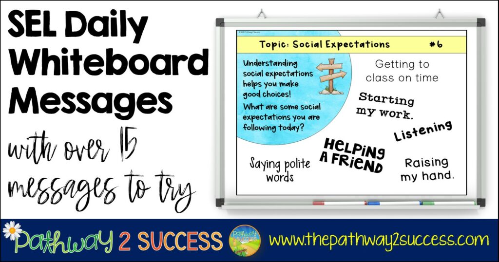 Using Whiteboard Messages to Build Social-Emotional Skills
