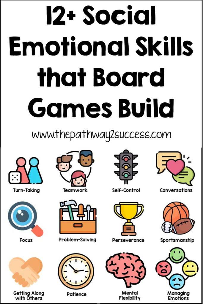 12+ Social Emotional Skills that Board Games Build